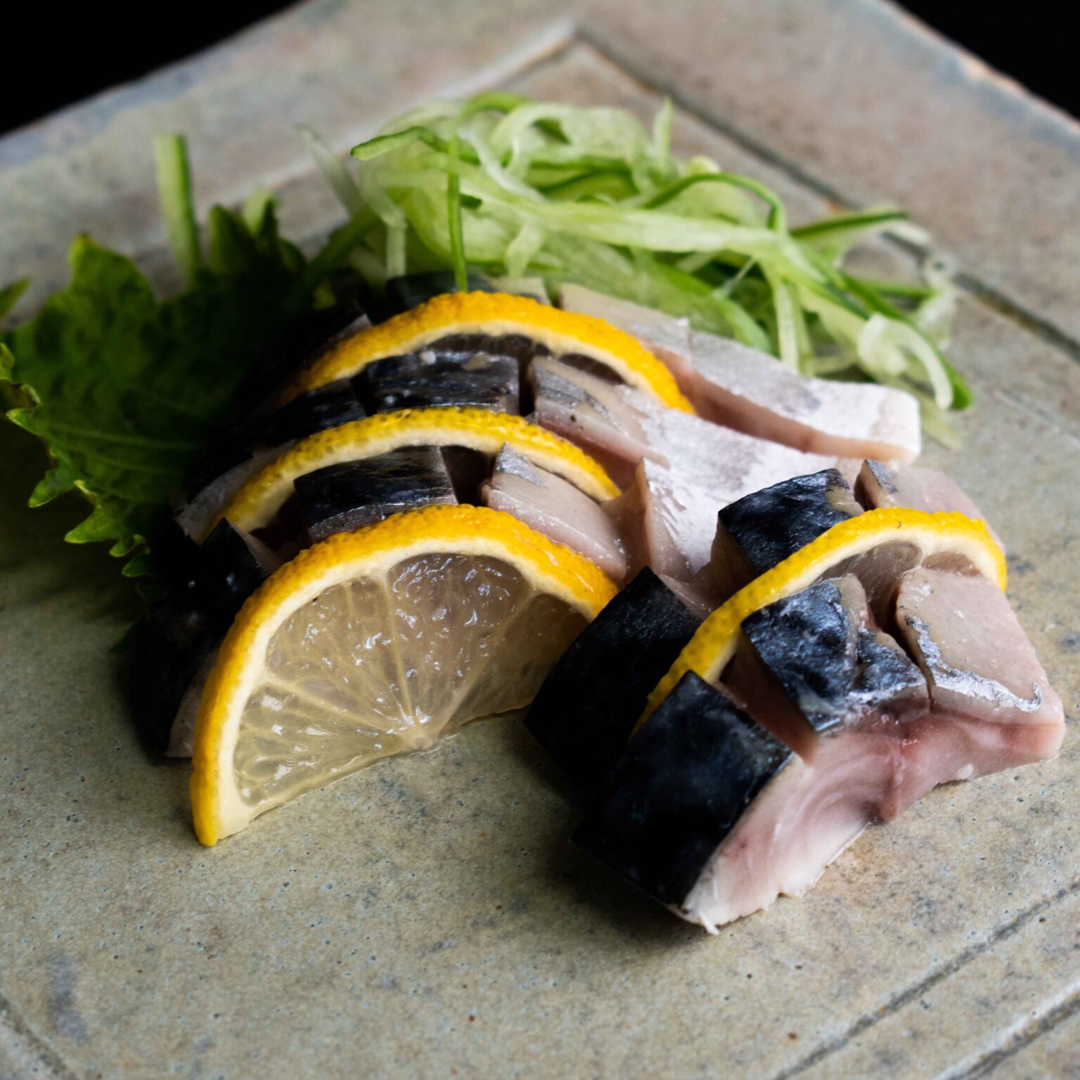 Cured Mackerel with Vinegar "Shime Saba" 125g (Frozen) Tradewind Seafood