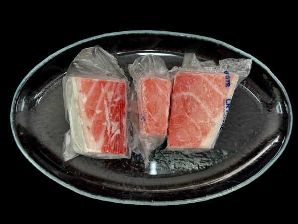 Super Frozen Imperfect Blue Fin Tuna "Toro" 1lbs